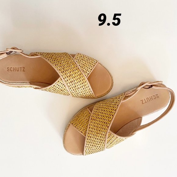 Schutz Woven Platform Espadrille - Picture 16 of 16